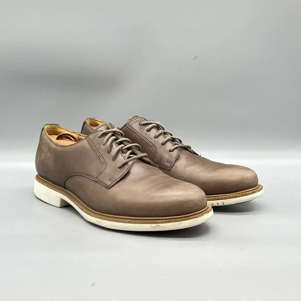 Cole Haan Shoes Mens 9 Brown Leather Grand OS Oxford Casual Sneakers Comfort